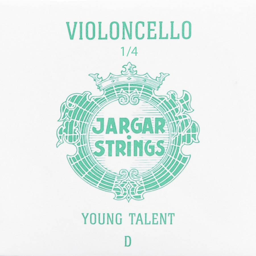 Jargar JCE-D-14 2nd D - Corda singola per violoncello 1/4, tensione media, flexi-metal
