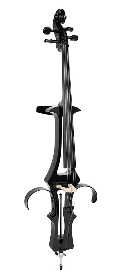 Leonardo EC-50-B Set violoncello 4/4 elettrificato, con archetto, cuffie e borsa