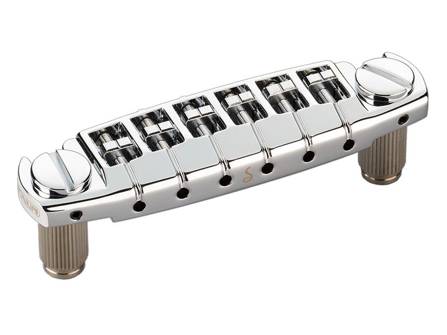 Schaller 12350200 Ponte Signum per chitarra elettrica, 10,5mm, 12'', cromato