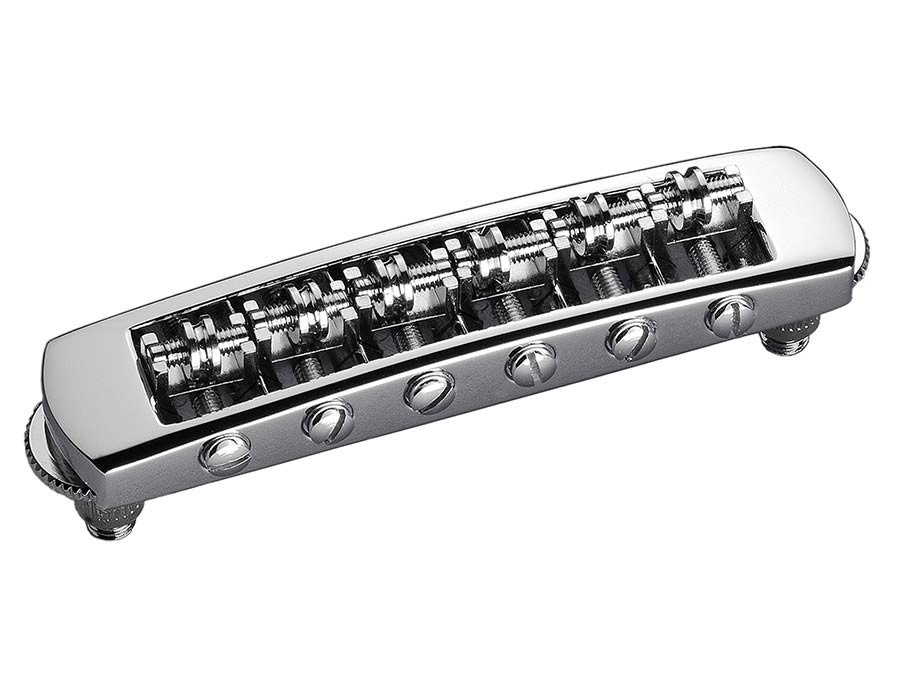 Schaller 12080200 Ponte STM per chitarra elettrica, 10,6mm, 14'', cromato