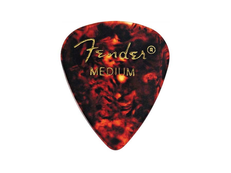 Fender 1980351800 12 pcs 351 shape medium shell guitar picks