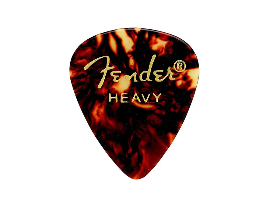 Fender 1980351900 12 pcs 351 shape heavy shell guitar picks