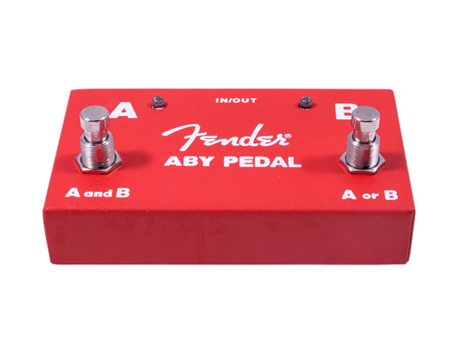 Fender 0234506000 ABY switch pedal, red