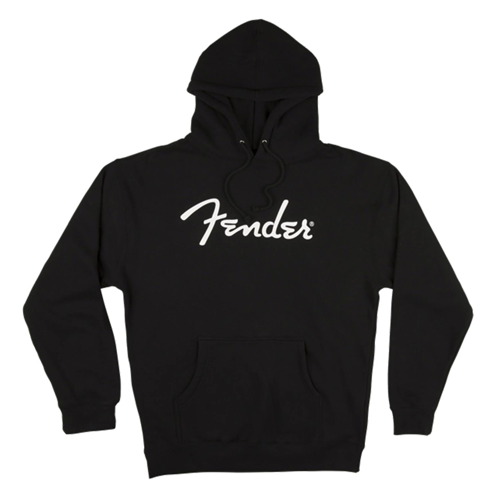 Fender 9113017306 logo hoodie, black, small