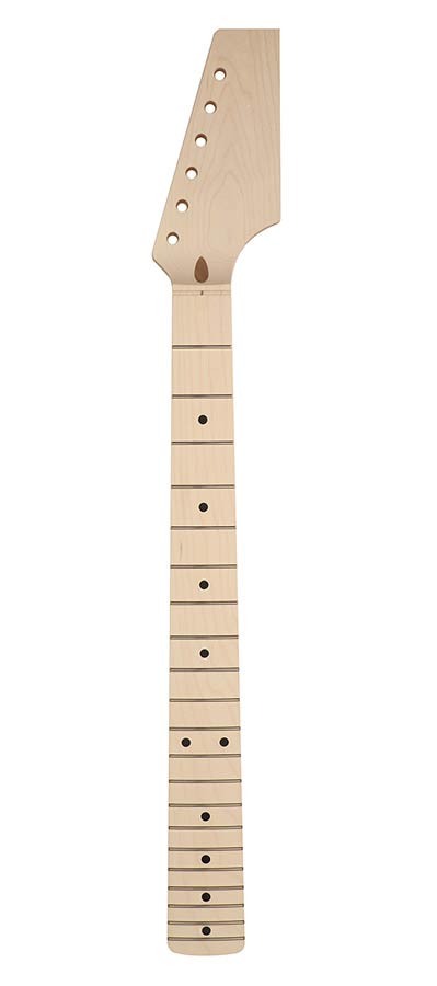 Boston JSN21M-C Manico per chitarra elettrica ST, moderno, acero/acero, 21 tasti, radius 9,5''