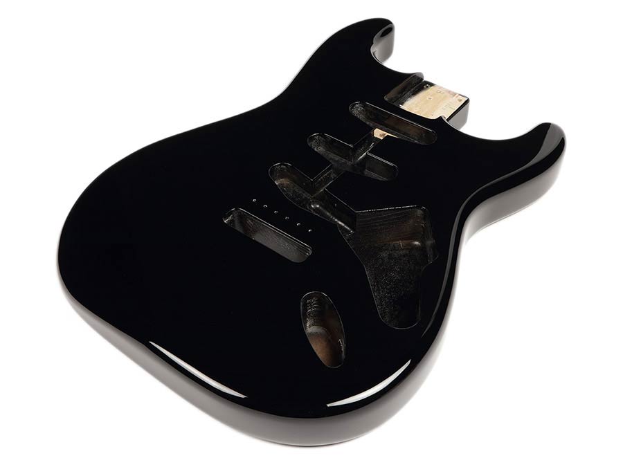 Boston JST-3A-BK Corpo per chitarra elettrica ST, vintage, ontano in tre pezzi, colore nero