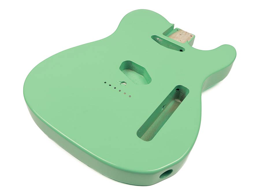 Boston JTE-3A-SGR Corpo per chitarra elettrica TL, vintage, ontano in tre pezzi, colore verde (surf green)
