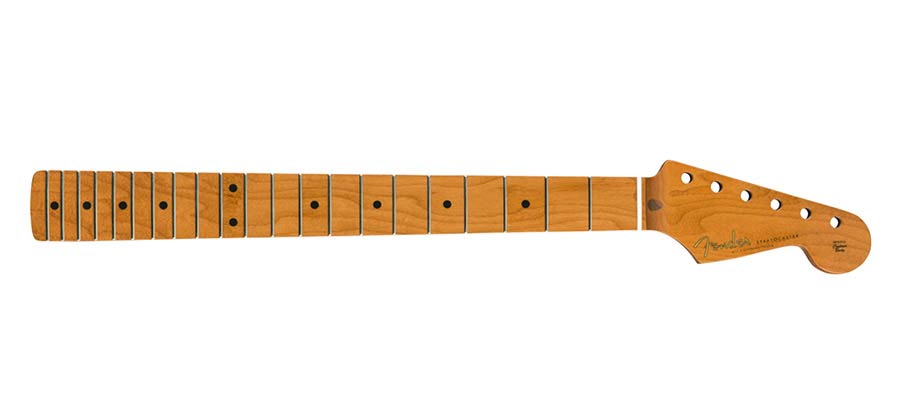 Fender 0999962920 Vintera roasted maple 50's Stratocaster neck, 21 medium jumbo frets, 9.5" radius