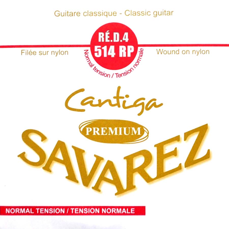 Savarez 514-RP D-4 string, silver plated wound, from 510-CRP set, standard tension