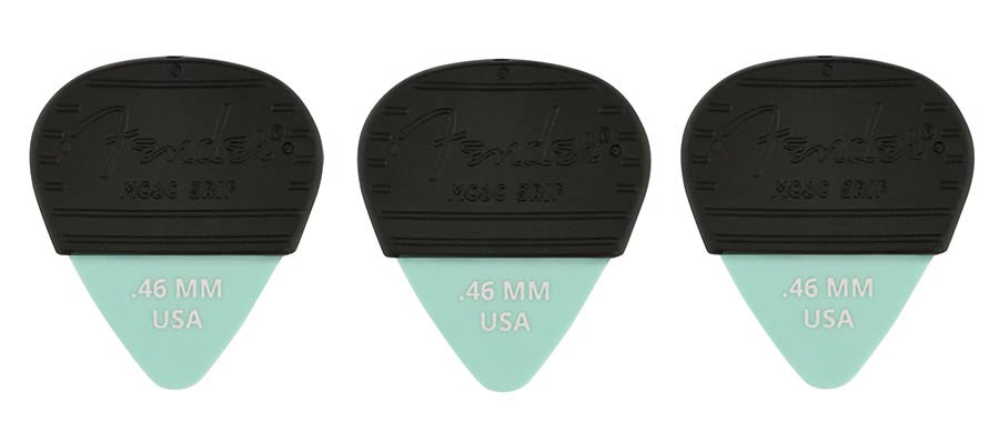 Fender 1985351401 Mojo Grip picks, dura-tone delrin 0.46, 3-pack