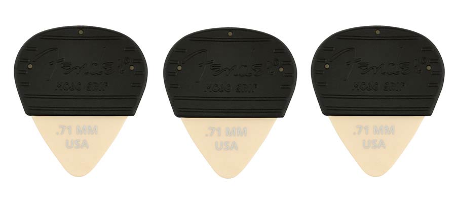 Fender 1985351403 Mojo Grip picks, dura-tone delrin 0.71, 3-pack