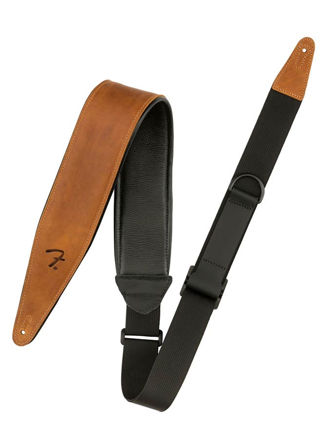 Fender 0990694321 Right Height leather strap, cognac