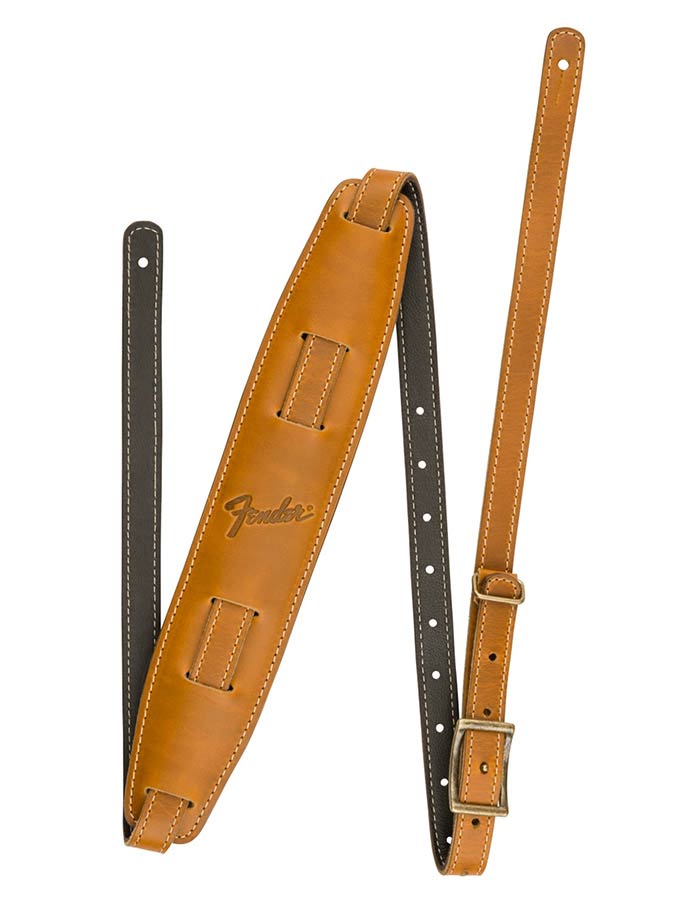 Fender 0990689150 long vintage saddle strap, butterscotch