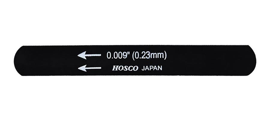 Hosco Japan H-NFB-009 Lima per capotasto, nera, 0.009''