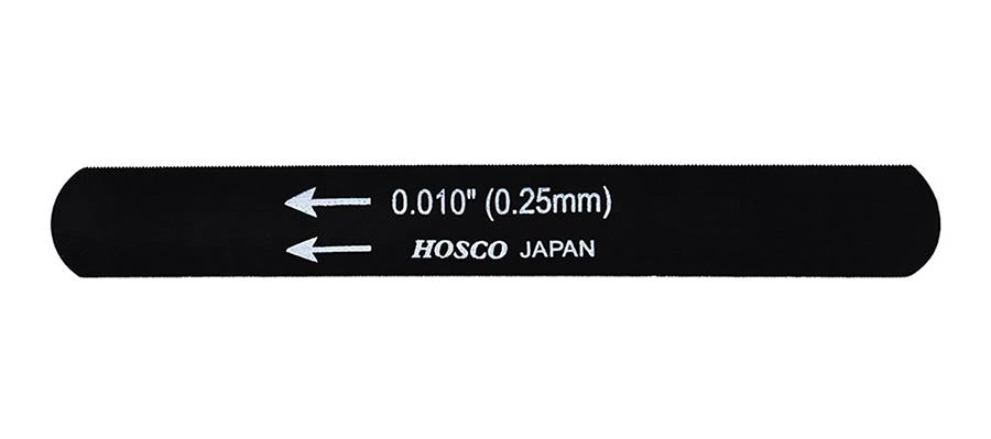Hosco Japan H-NFB-010 Lima per capotasto, nera, 0.010''