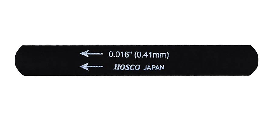 Hosco Japan H-NFB-016 Lima per capotasto, nera, 0.016''