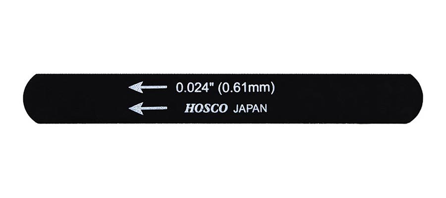 Hosco Japan H-NFB-024 Lima per capotasto, nera, 0.024''