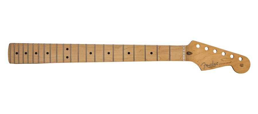 Fender 0993912921 American Professional II Stratocaster neck, 22 narrow tall frets, 9.5" radius, maple