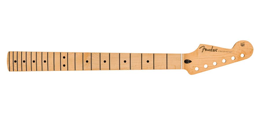 Fender 0994562921 Player Series Stratocaster® reverse headstock neck, 22 medium jumbo frets, maple, 9.5", modern c