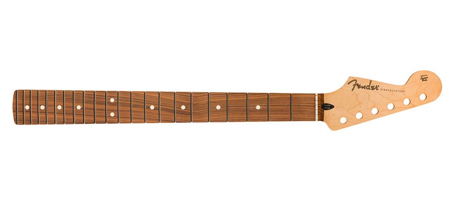 Fender 0994563921 Player Series Stratocaster® reverse headstock neck, 22 medium jumbo frets, pau ferro, 9.5", mod. C