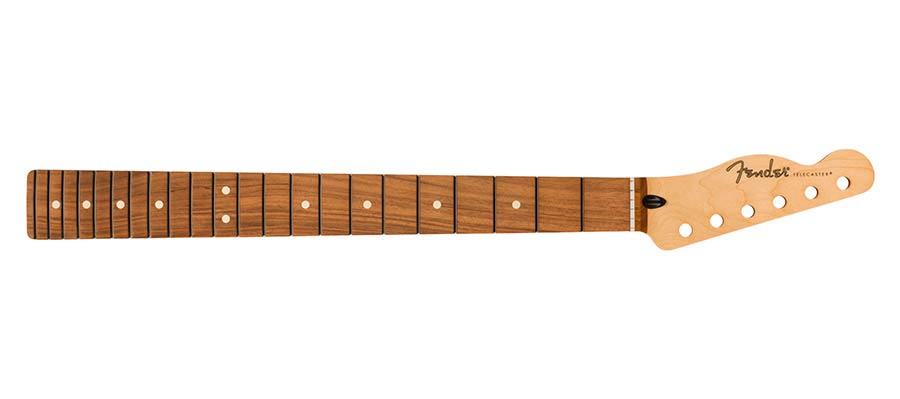 Fender 0995263921 Player Series Telecaster® reverse headstock neck, 22 medium jumbo frets, pau ferro, 9.5", mod. C