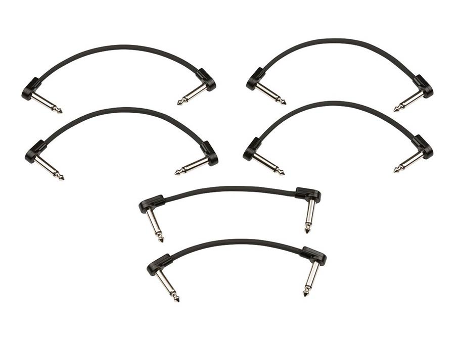 Fender 0990825102 Blockchain patch cable kit, black, extra small