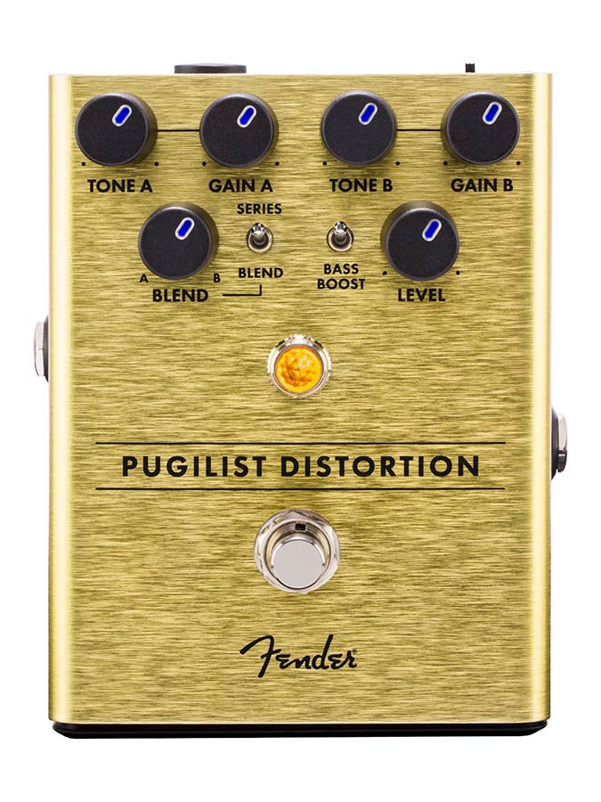 Fender 0234534000 Pugilist Distortion, effects pedal for guitar or bass