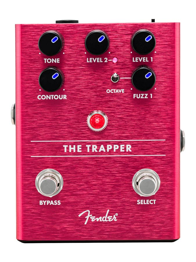 Fender 0234545000 The Trapper Dual Fuzz, effects pedal for guitar or bass