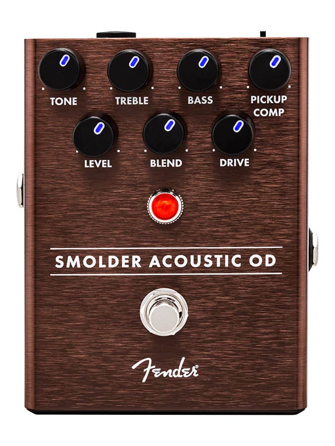 Fender 0234550000 Smolder Acoustic Overdrive, effects pedal for acoustic guitar