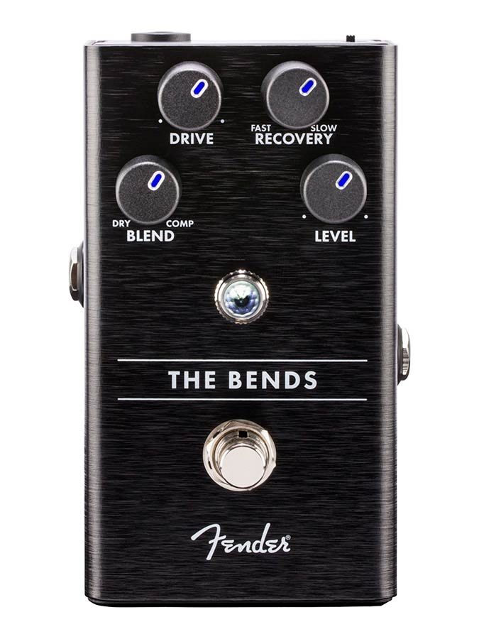 Fender 0234531000 The Bends Compressor, effects pedal for guitar or bass