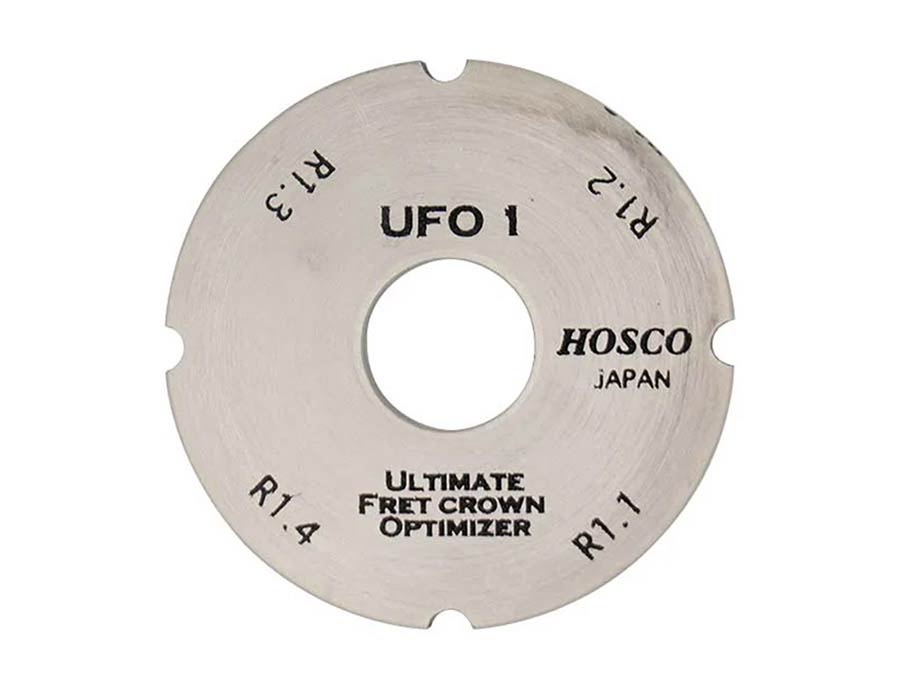 Hosco Japan H-FF-UFO1 Lima per ottimizzazione coronatura tasti chitarra piccoli-medi, 1.1-1.4mm, 600grit