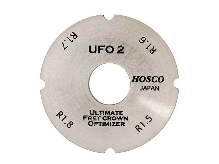 Hosco Japan H-FF-UFO2 Lima per ottimizzazione coronatura tasti chitarra medi-larghi, 1.5-1.8mm, 600grit