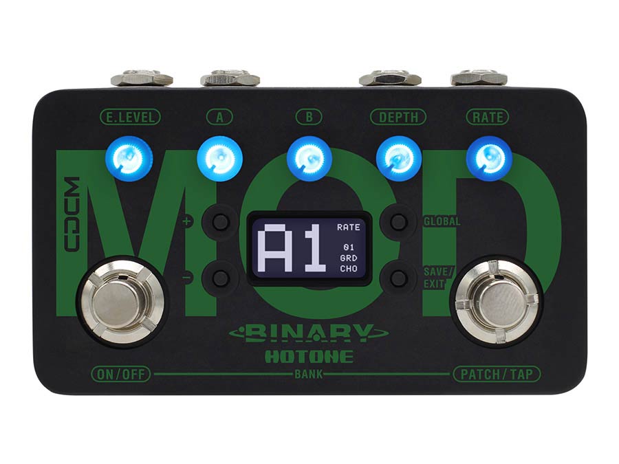 HoTone BME-1 Binary Mod, pedale effetti di modulazione, doppio switch