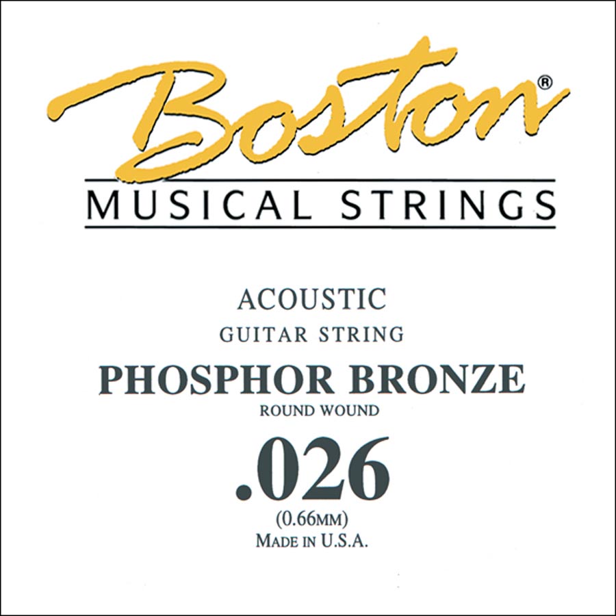 Boston BPH-026 .026 Corda singola per chitarra acustica