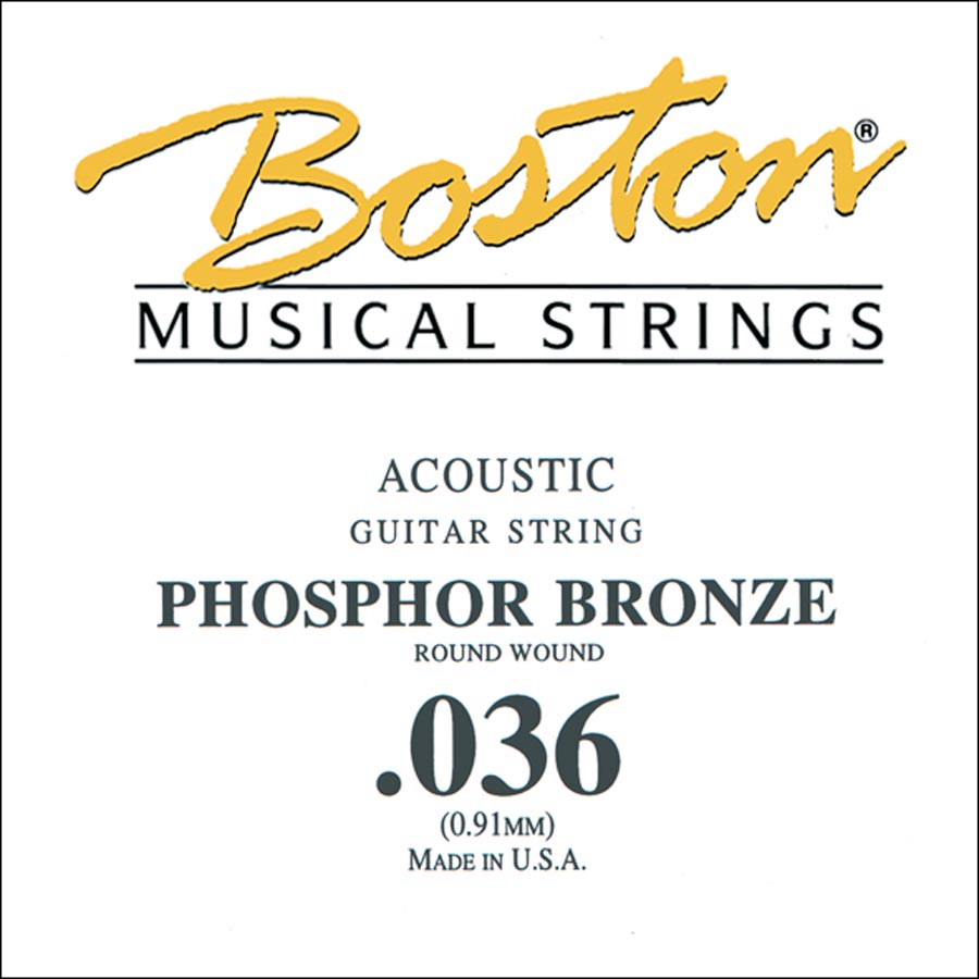 Boston BPH-036 .036 Corda singola per chitarra acustica