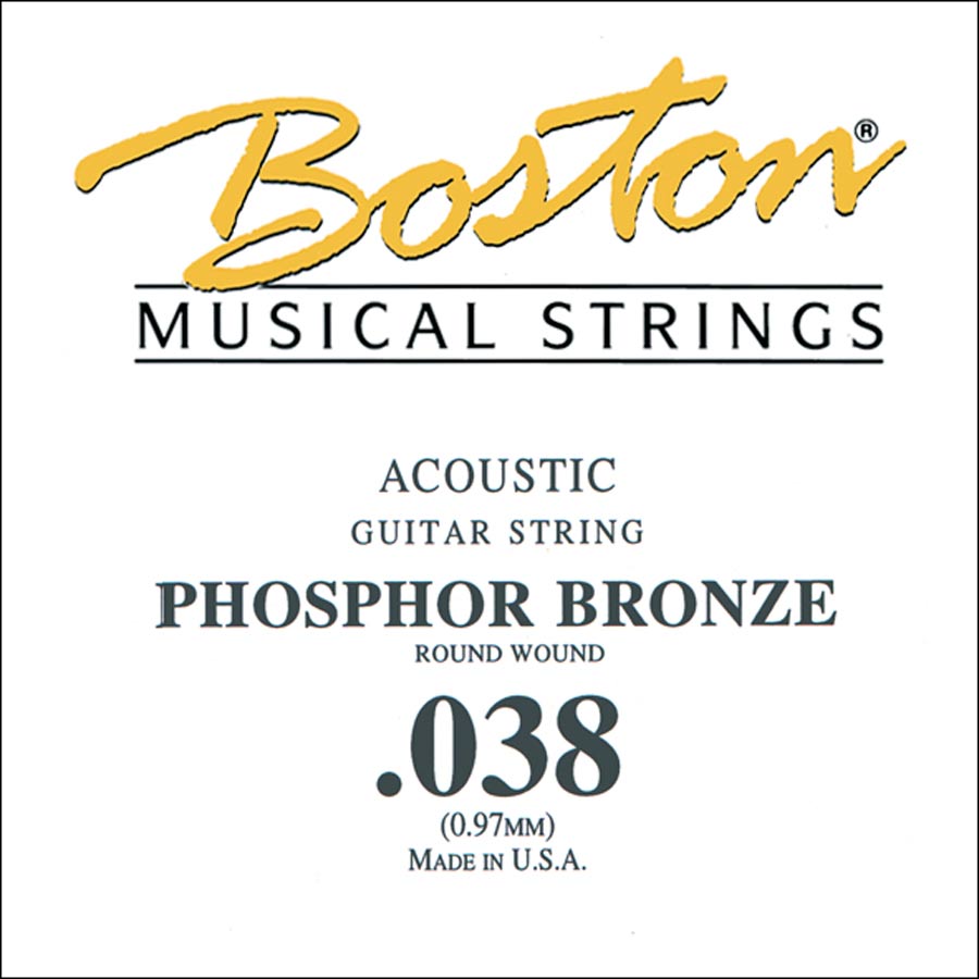 Boston BPH-038 .038 Corda singola per chitarra acustica