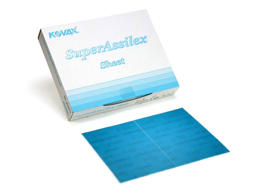 Kovax KX1912513 Assilex ST latex sanding sheets 130 x 170mm K400 - box of 25