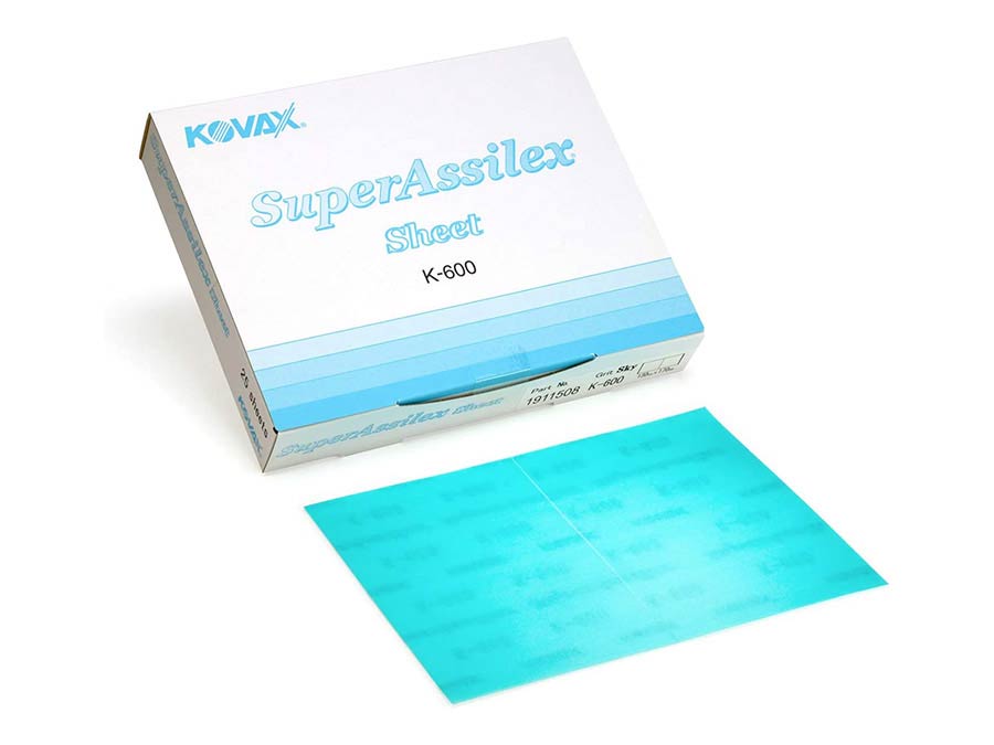 Kovax KX1911508 Assilex ST latex sanding sheets 130 x 170mm K600 - box of 25