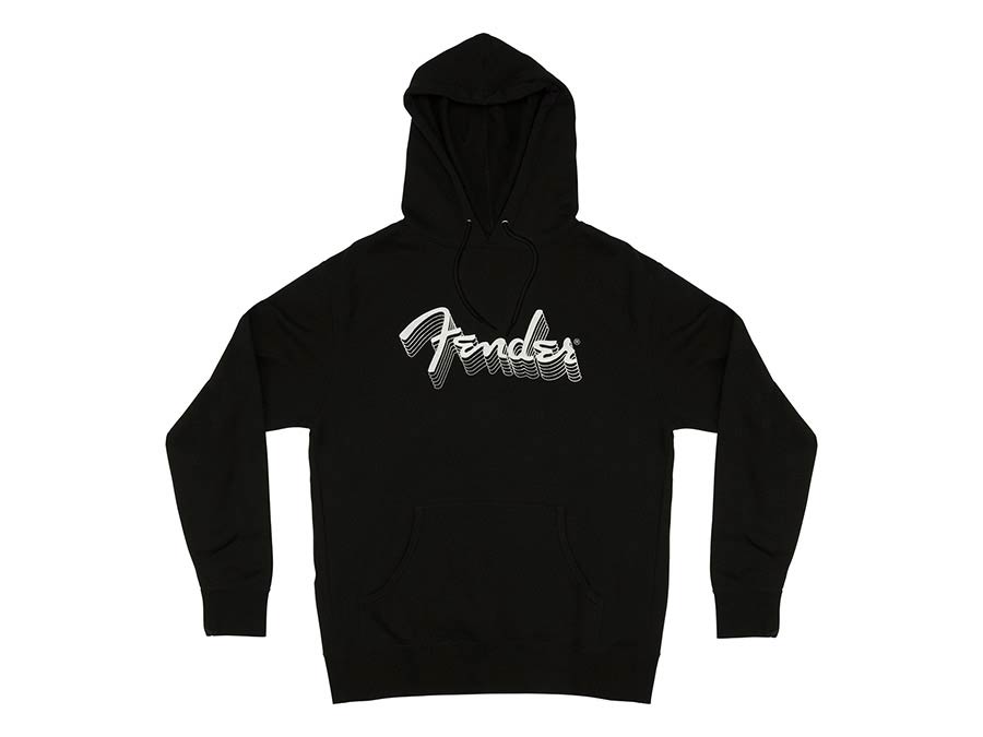 Fender 9170002606 Clothing reflective hoodie, black, XL