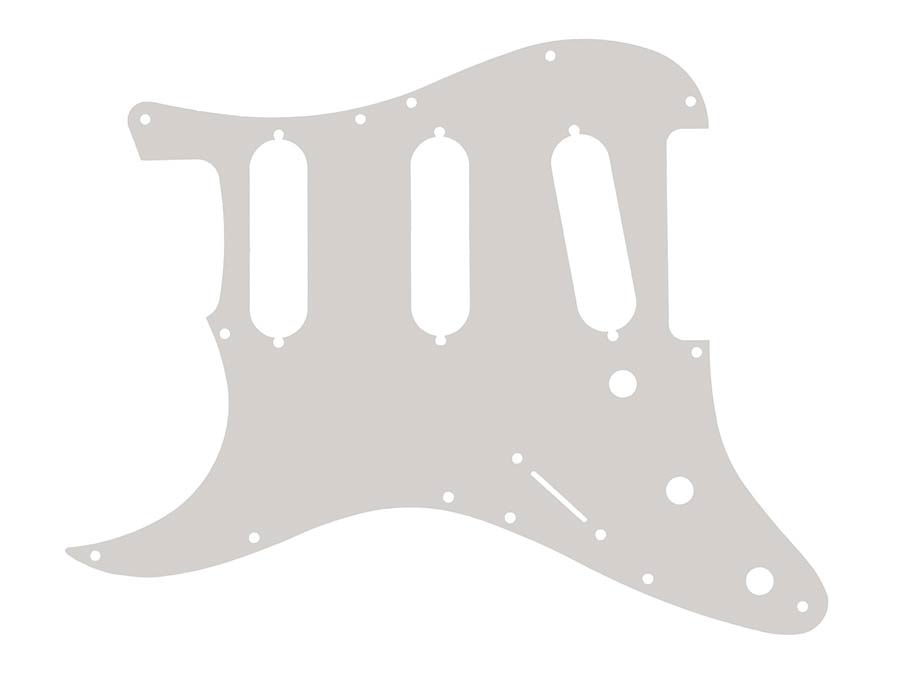 Boston APS-ST aluminium pickguard shield for ST, 13 screwholes