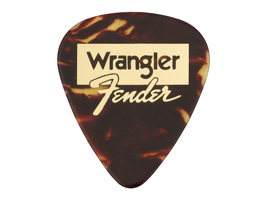 Fender 1980351040 Wrangler picks, 351 shape, tortoiseshell, 8-pack