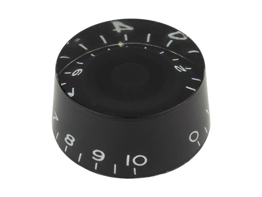Boston KB-110-IM speed knob, transparent black, fits 24 fine (CTS) and 18 coarse knurl (Alpha), m.i. Japan