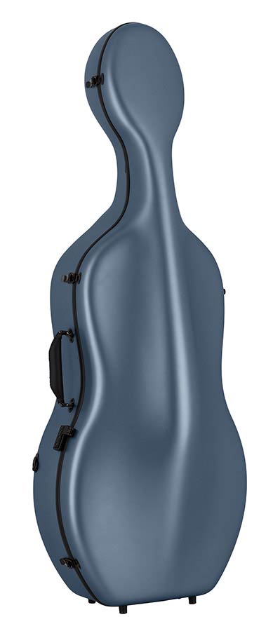 Leonardo CC-1044-BU cello case 4/4 full carbon, matt finish cobalt blue, 2,8kg