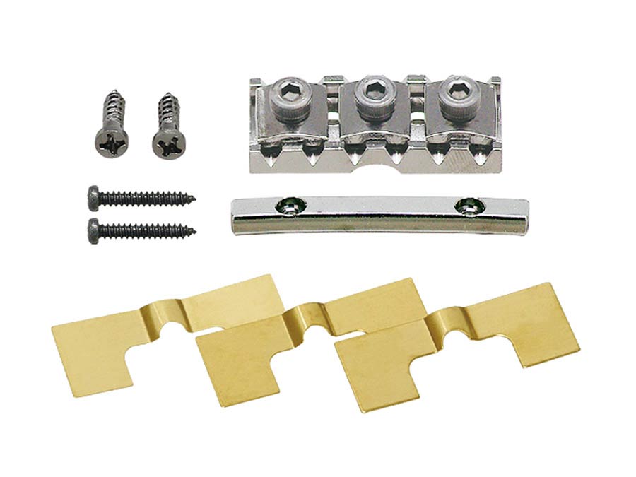 Gotoh FGR-2CR locking nut, 41mm width, 34mm string spacing, top mount type, chrome
