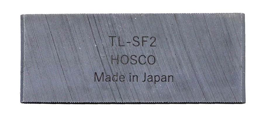 Hosco Japan H-TL-SF2 saddle slot file, 20 x 50mm, 2mm blade thickness