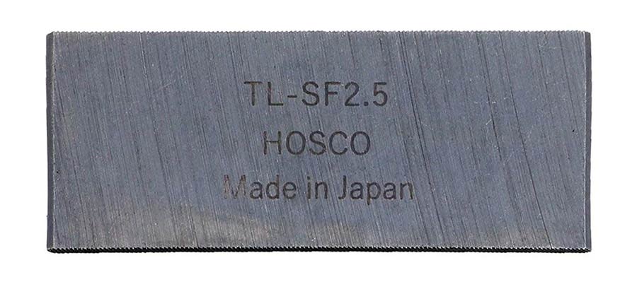 Hosco Japan H-TL-SF2.5 saddle slot file, 20 x 50mm, 2.5mm blade thickness