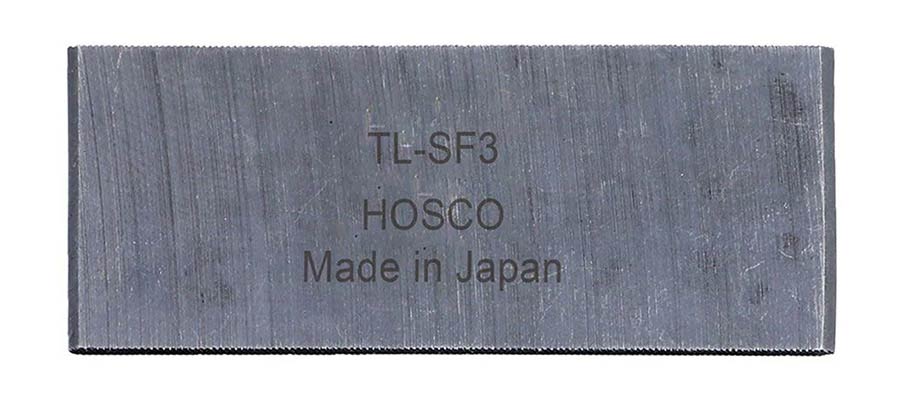 Hosco Japan H-TL-SF3 saddle slot file, 20 x 50mm, 3mm blade thickness