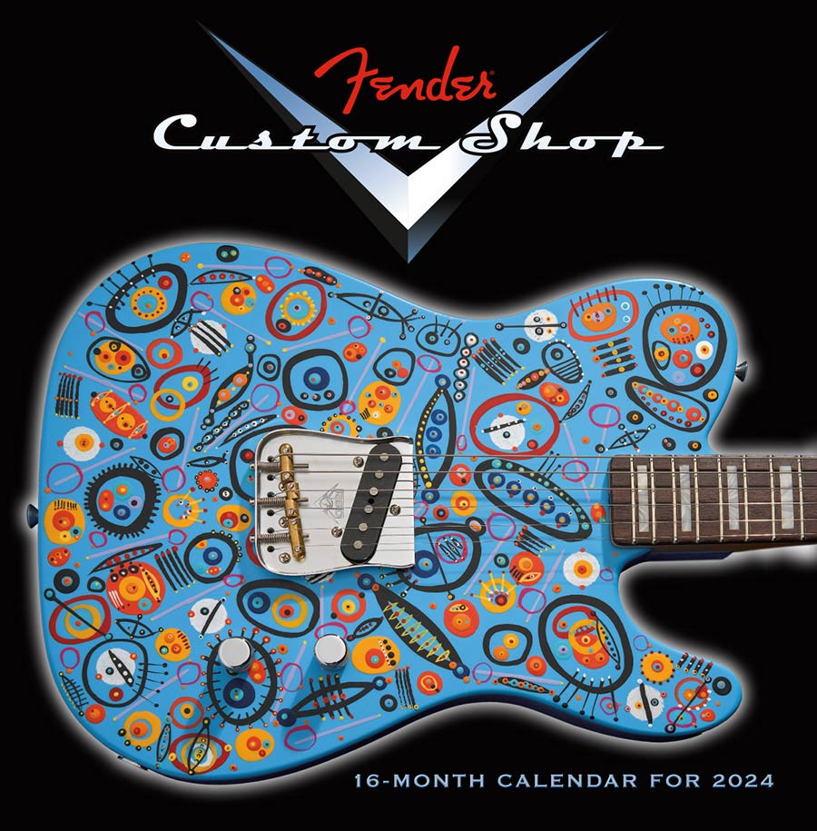 Fender 9190170000 2024 Guitar Calendar, 13 timeless classics