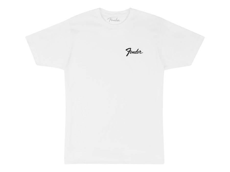Fender 9192501606 transition logo t-shirt, white, XL