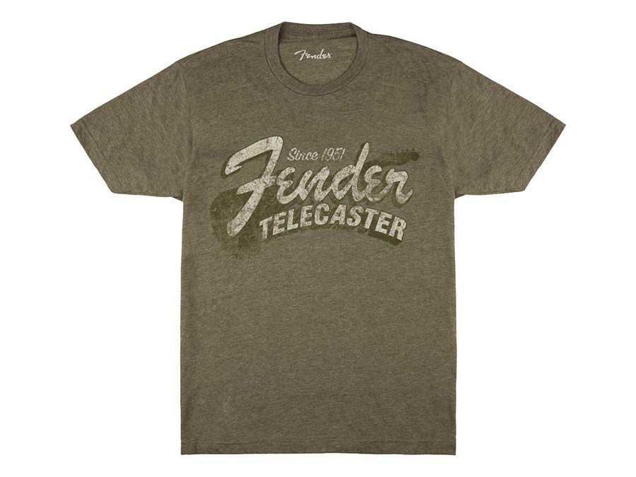 Fender 9101291897 Since 1951 Telecaster t-shirt, military heather green, XXL
